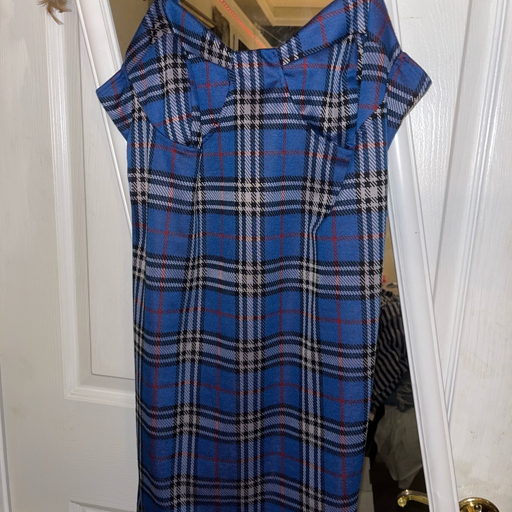 Rue+ Plaid Slip Dress